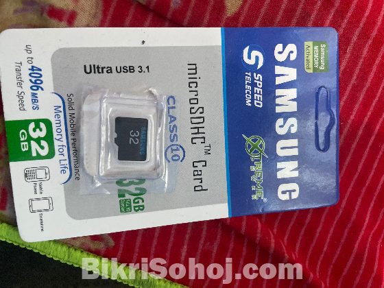 Samsung 32gb micro SD card ( 11 months warranty left )